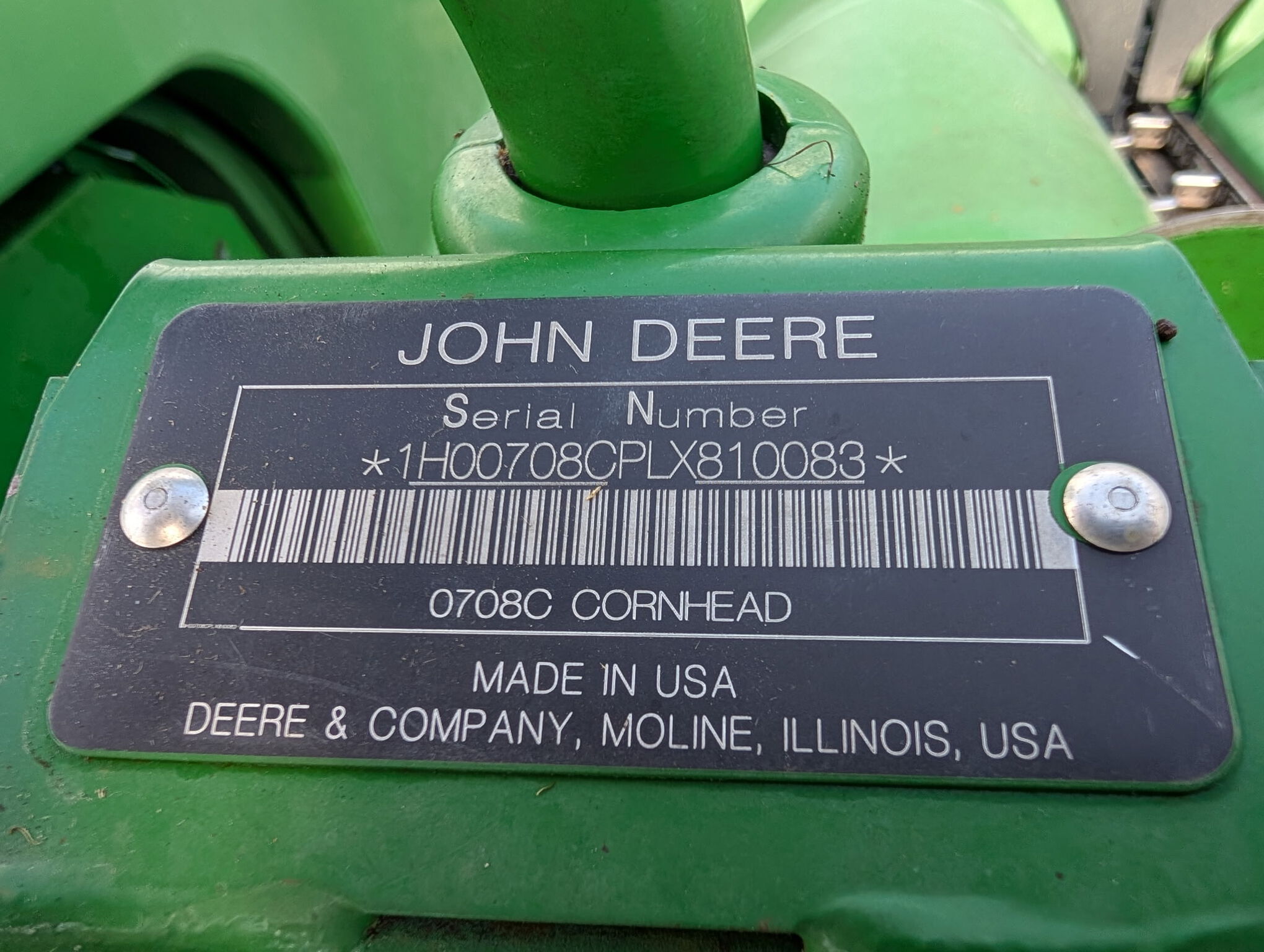  2020 John Deere 708C at Heritage Tractor in Lamar, MO