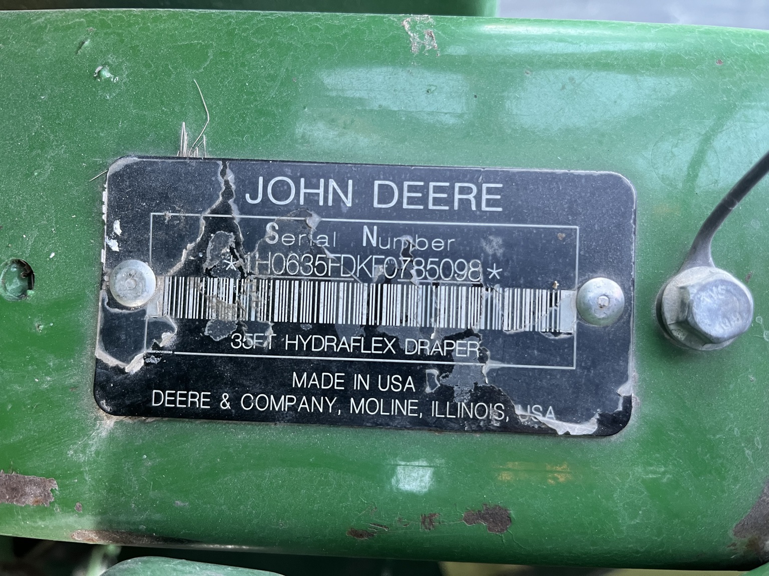  2016 John Deere 635FD at Heritage Tractor in Pittsburg, KS