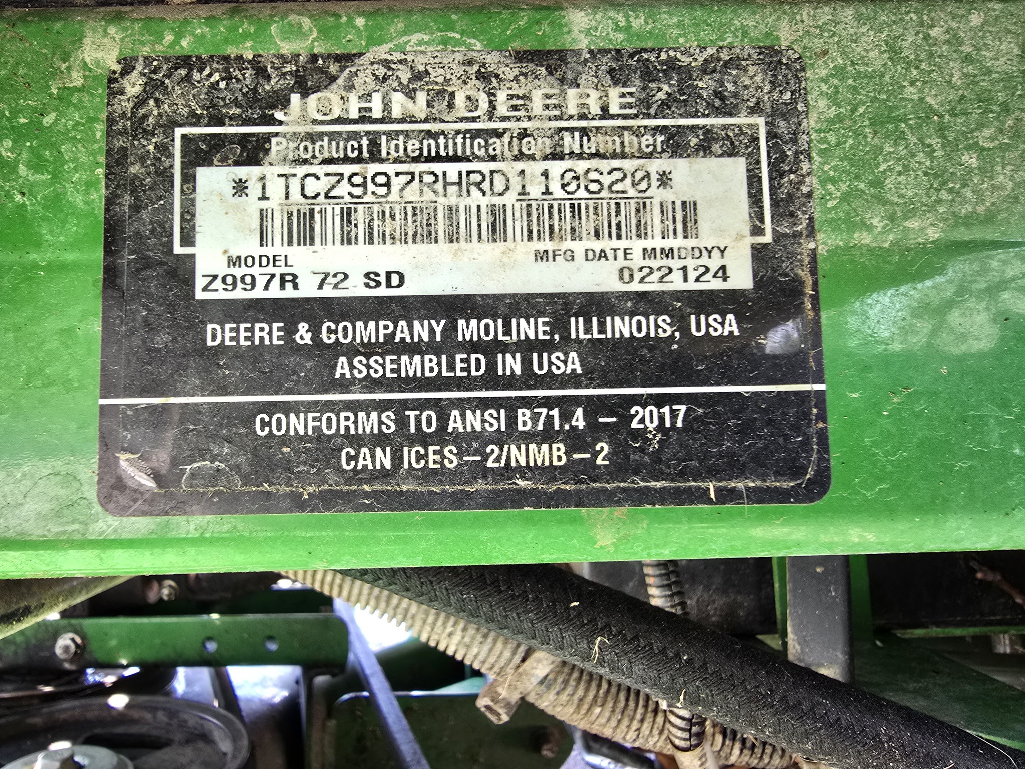 2024 John Deere Z997R Image 8