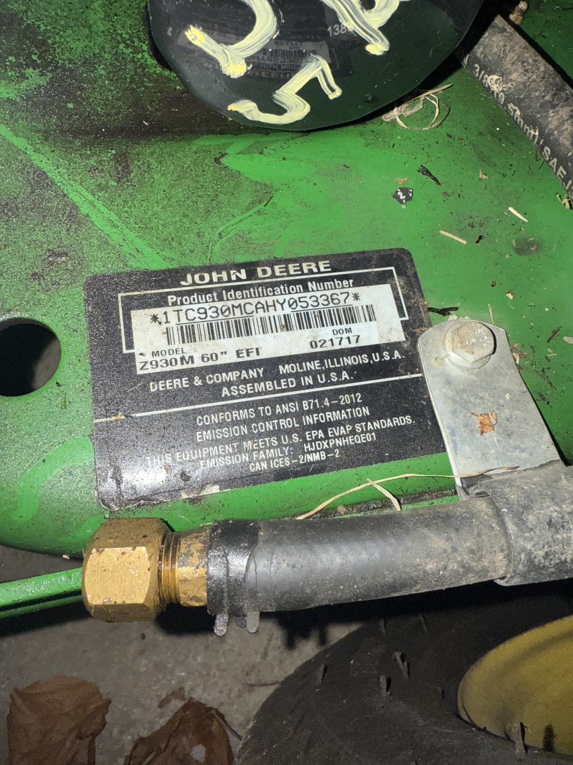 2017 John Deere Z930M Image 3