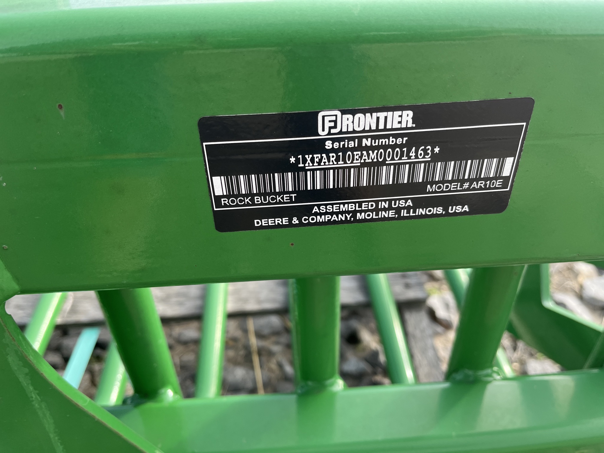  2021 Frontier AR10E-75 ROCK BKT 300X/CX/4&500-xf at Heritage Tractor in Pittsburg, KS