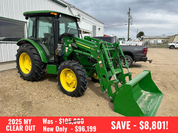  John Deere 5075E Cab Tractor + Loader