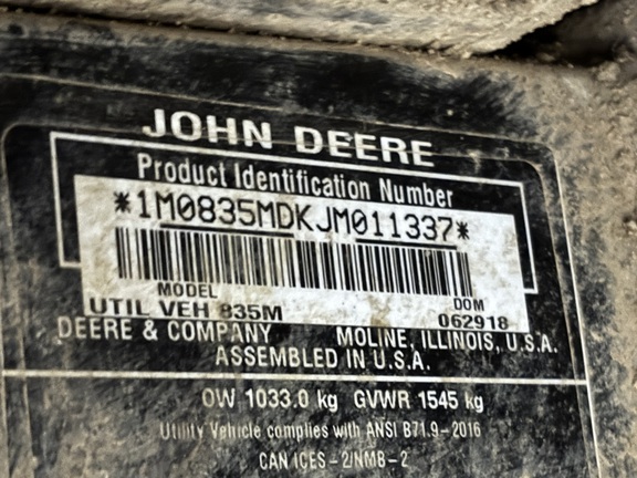 2018 John Deere XUV 835M - Photo2