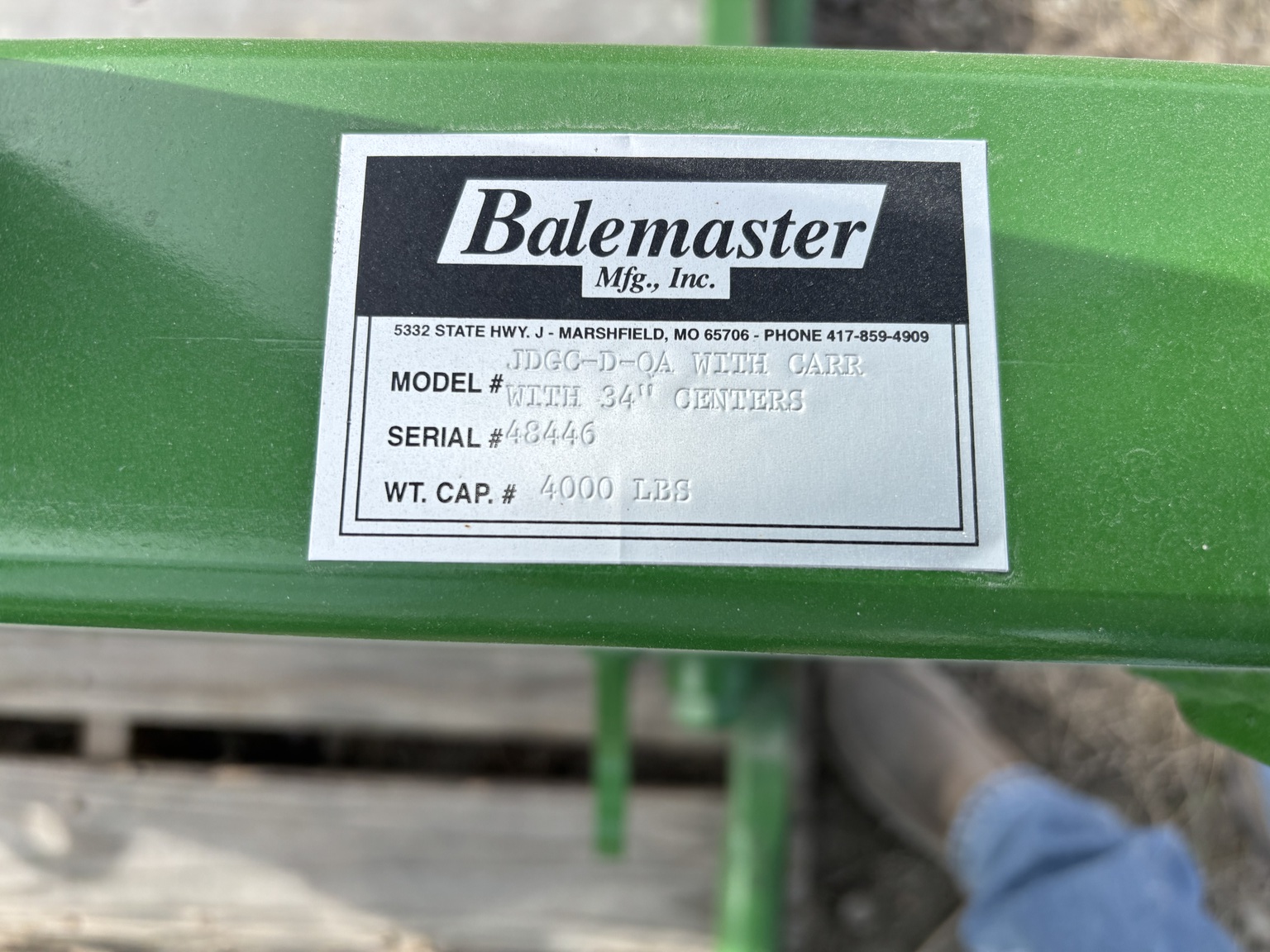  2025 BaleMaster JDGC-D at Heritage Tractor in Atchison, KS