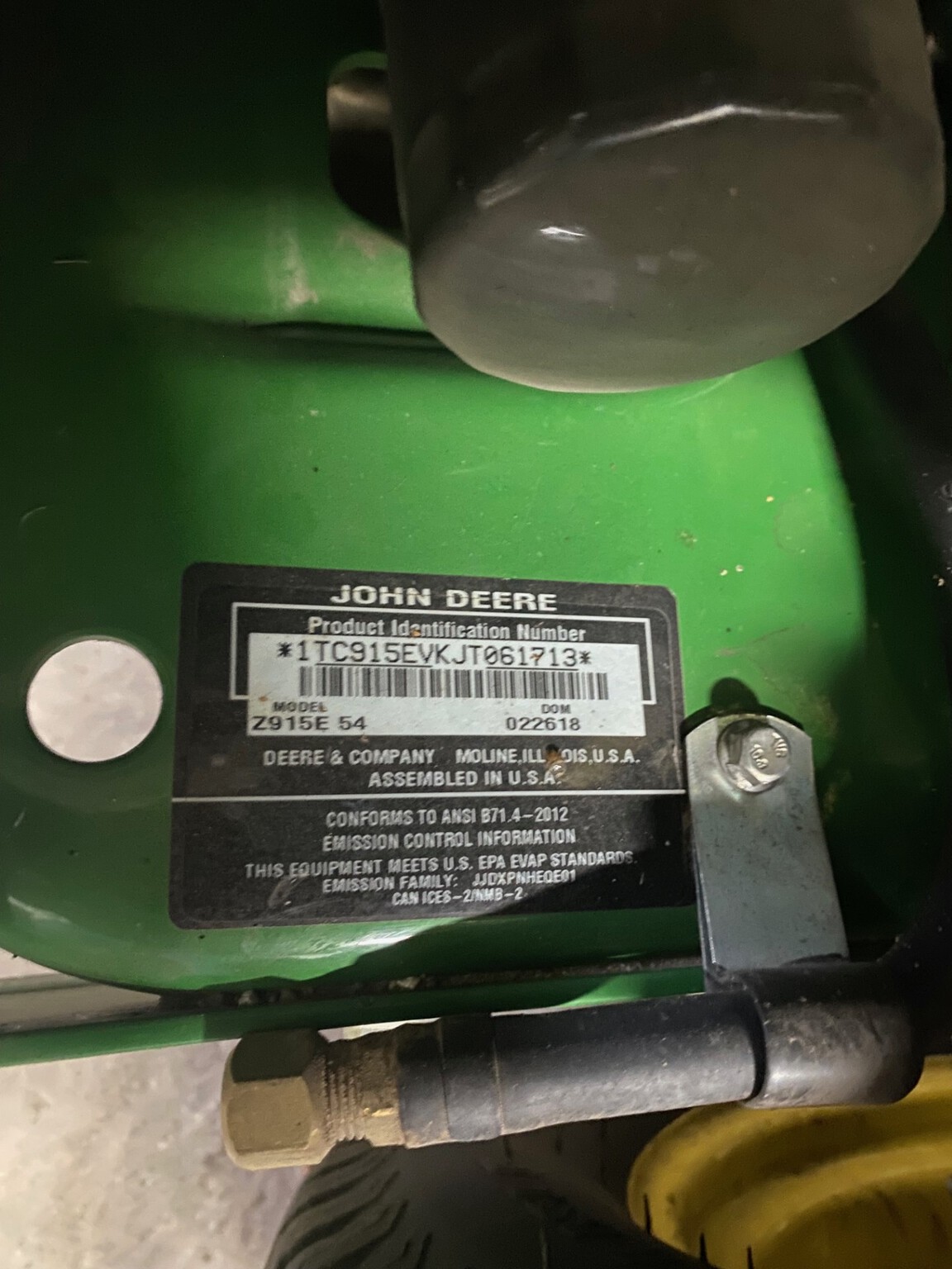 2018 John Deere Z915E Image 5