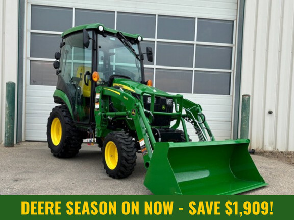  John Deere 2025R Cab Tractor + Loader
