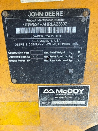 2024 John Deere 524 P