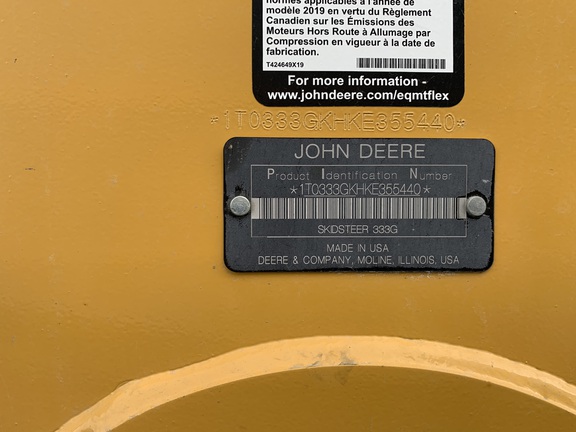 2019 John Deere 333G