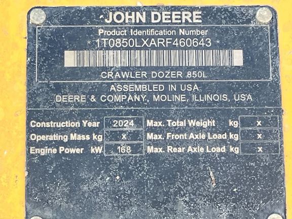2024 John Deere 850L