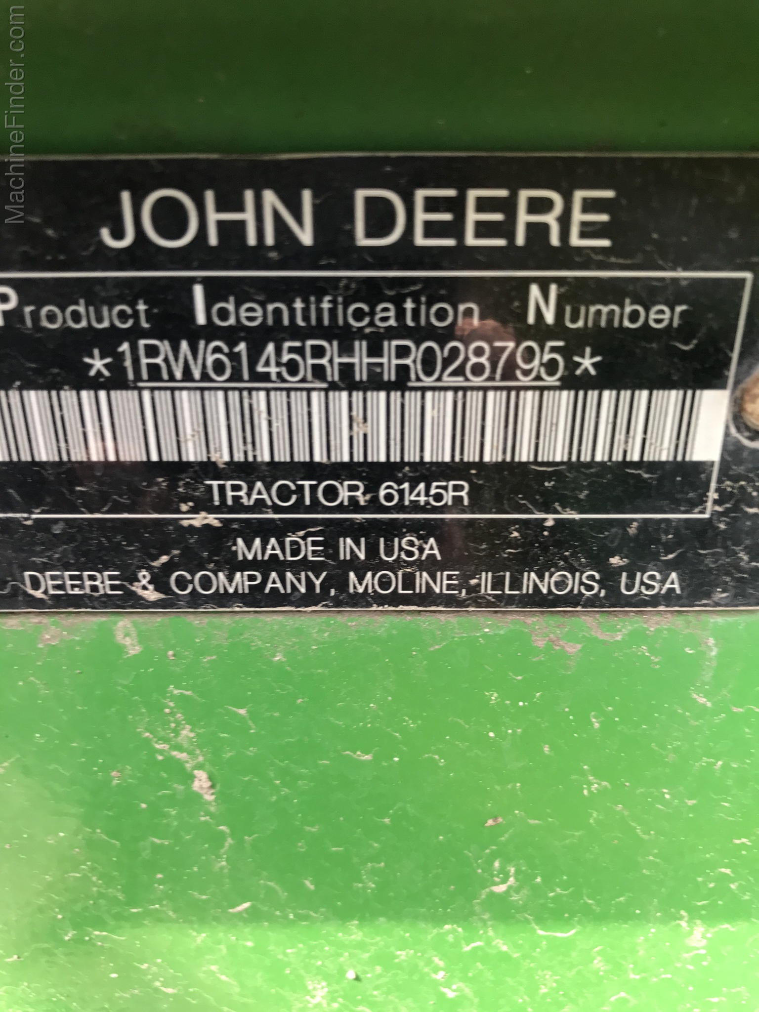2017 John Deere 6145R Image 5