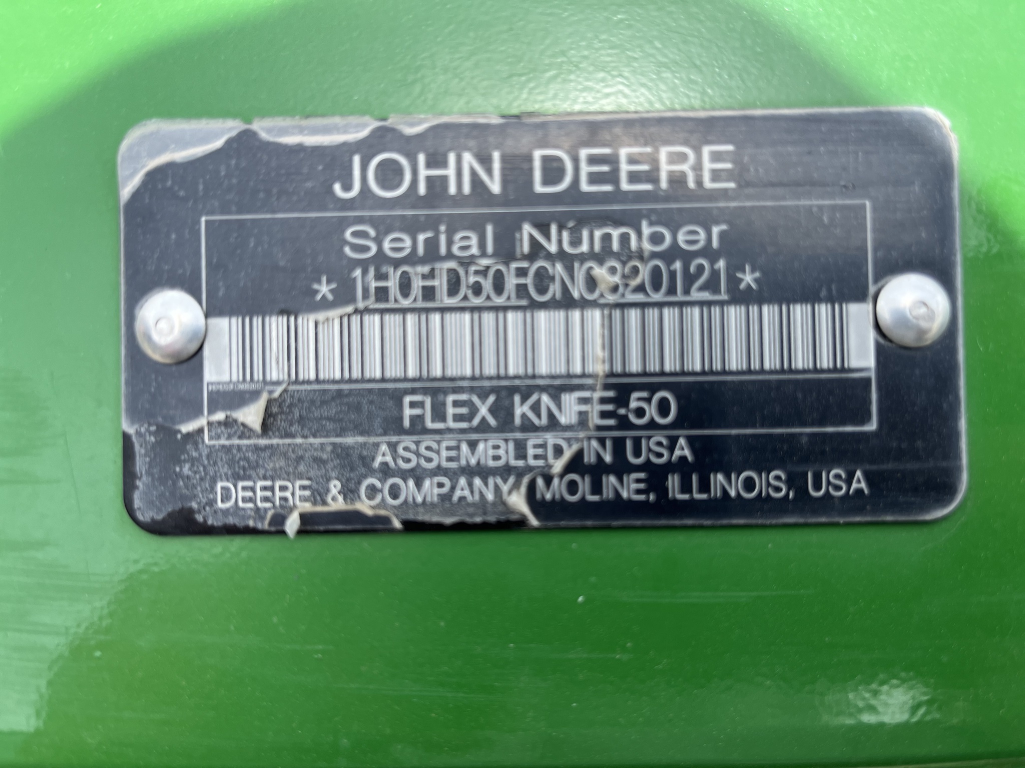  2022 John Deere HD50F at Heritage Tractor in Lamar, MO