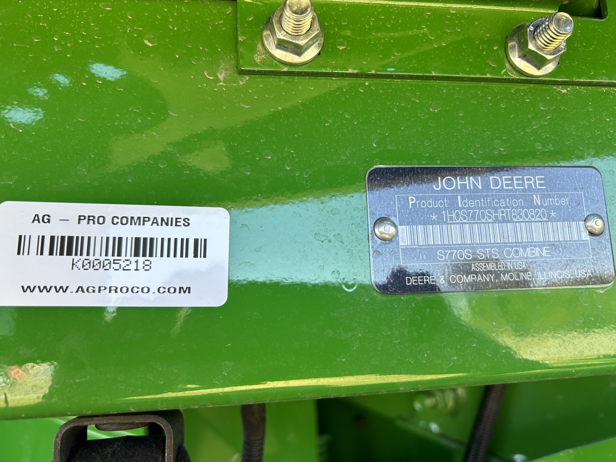 2024 John Deere S770 Image 20