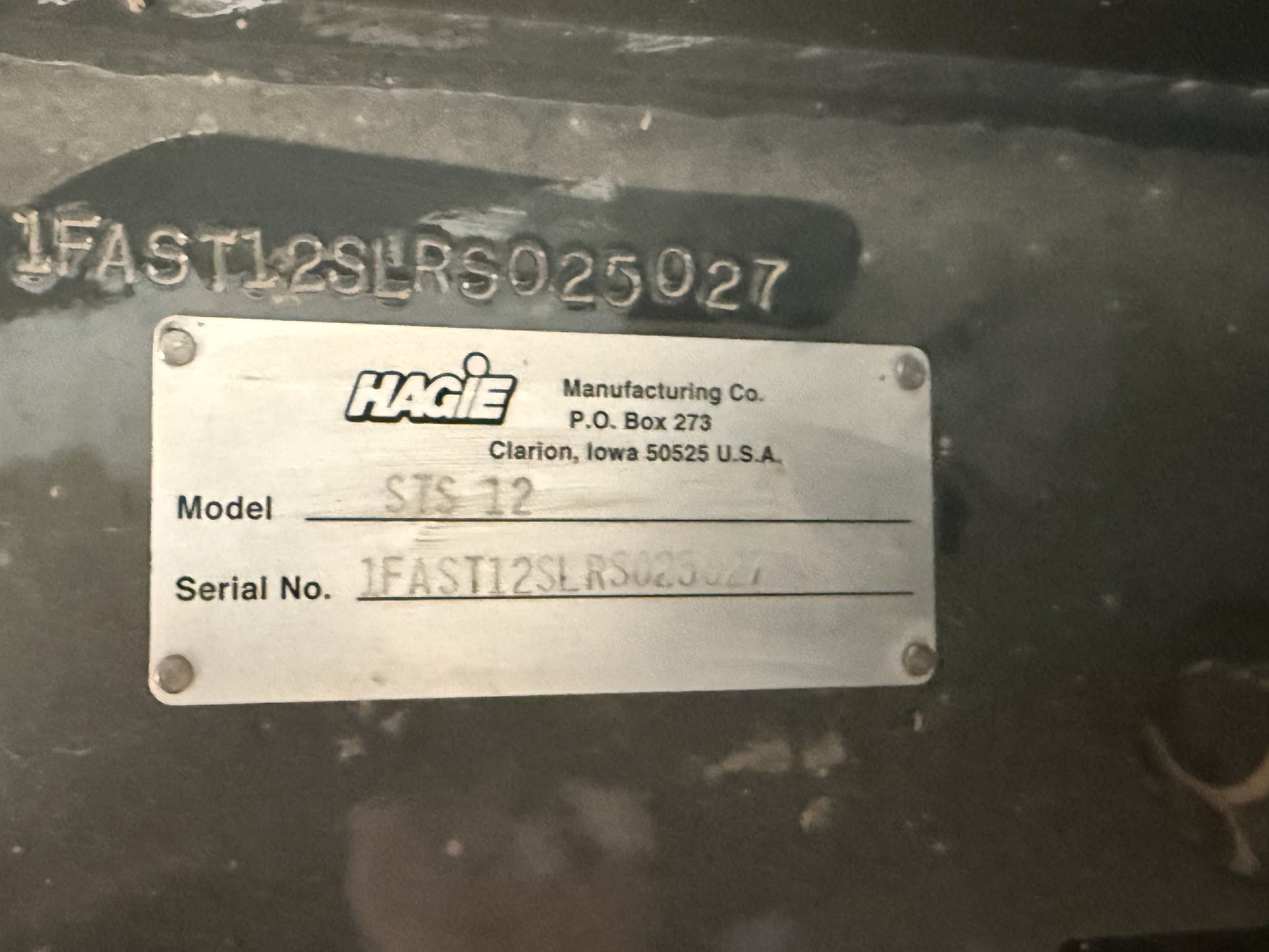  2025 Hagie STS12 at Heritage Tractor in Nevada, MO