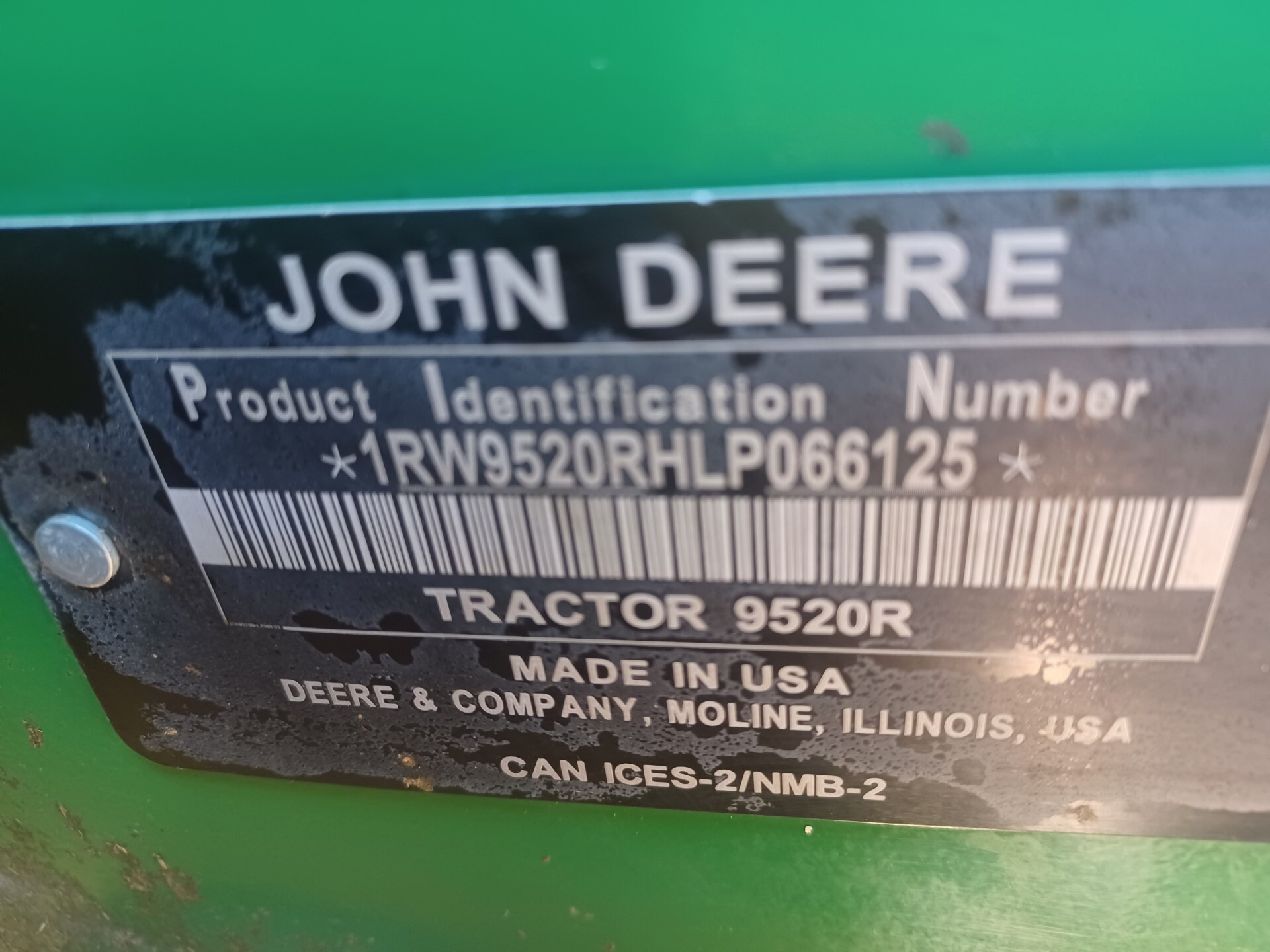 2021 John Deere 9520R Image 26