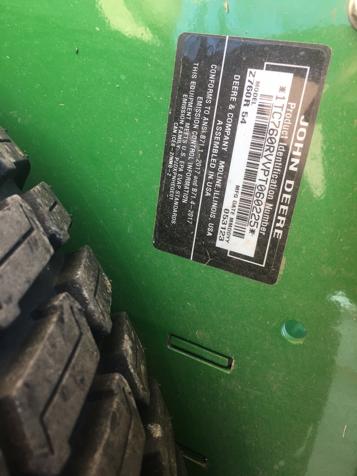 2023 John Deere Z760R Image 13