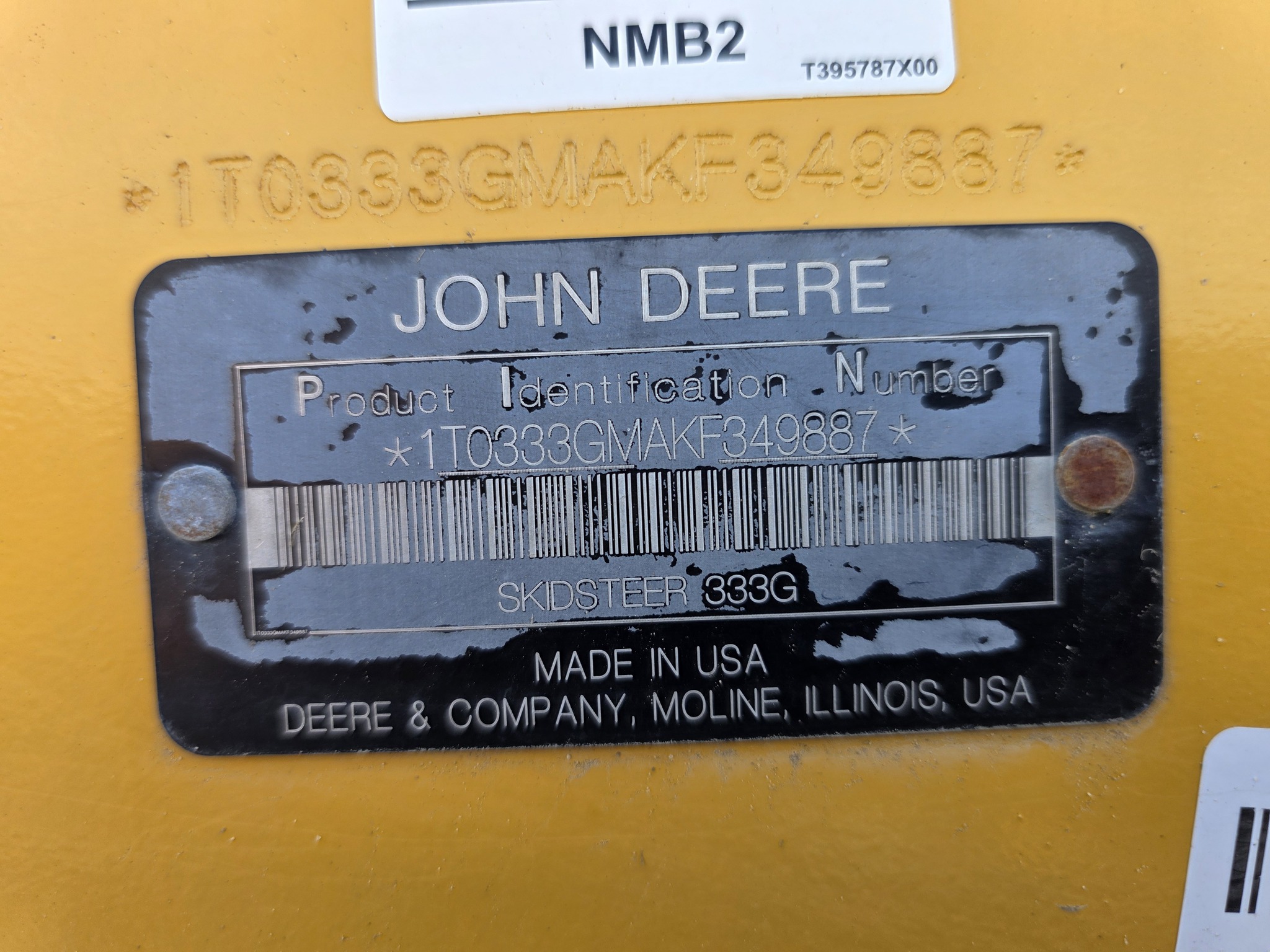 2019 John Deere 333G Image 16