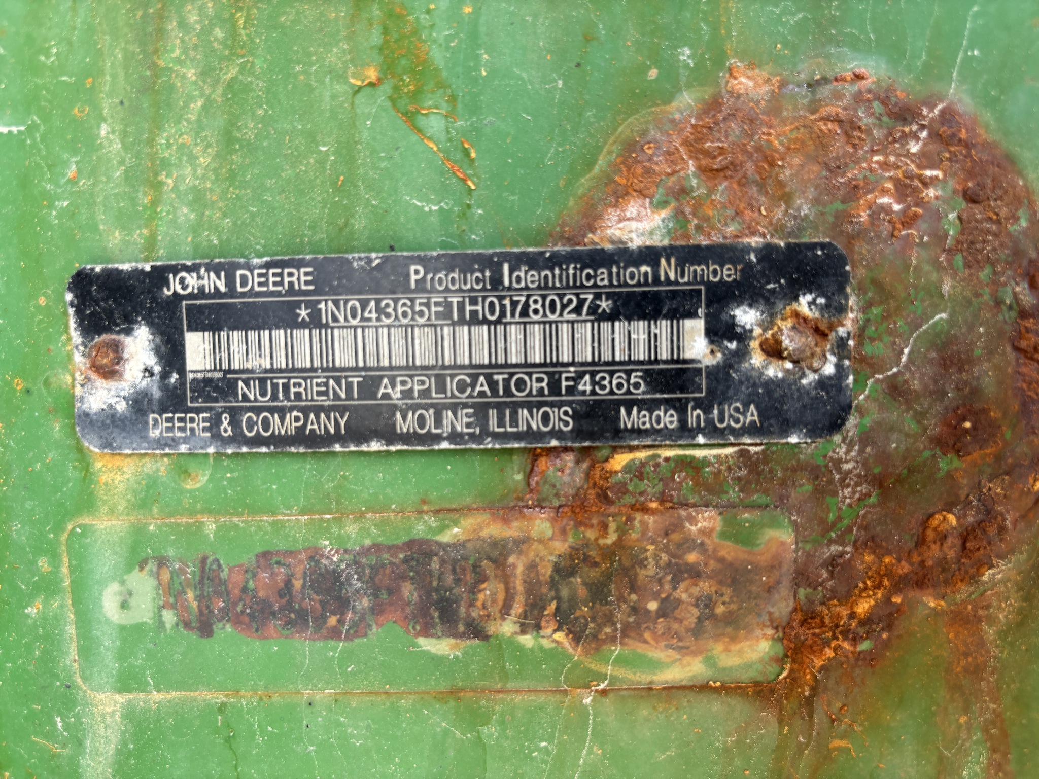 2017 John Deere F4365 Image 7