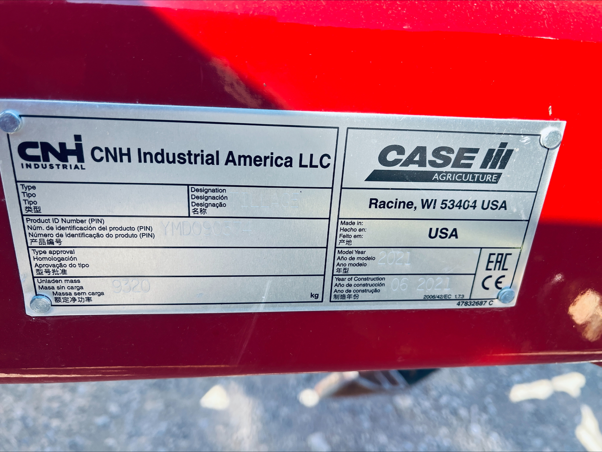 2021 Case IH 875 Image 2