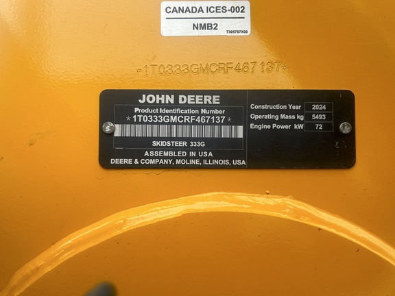 Photo of 2024 John Deere 333G