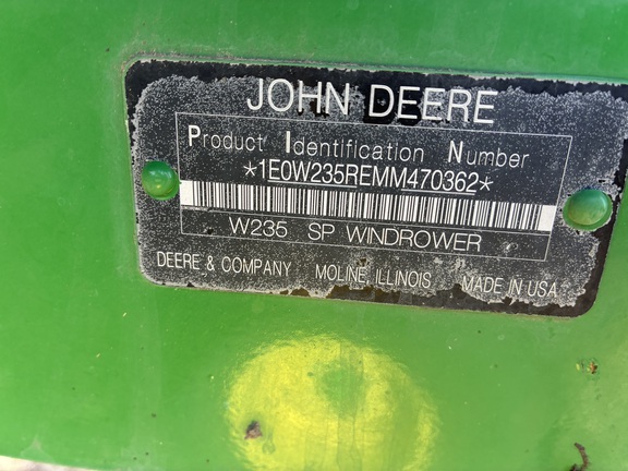 2021 John Deere W235 (10th thumbnail)