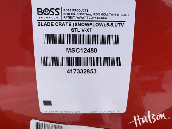 Photo of 2024 Boss MSC12480 & MSC12060