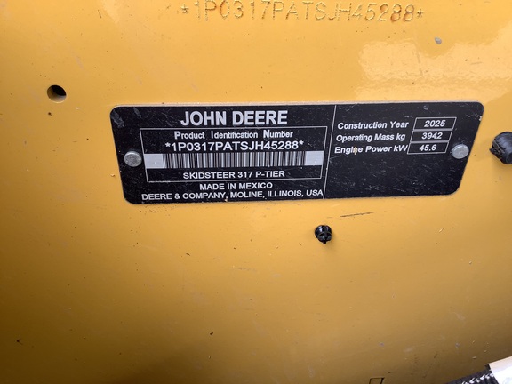 Photo of 2025 John Deere 317 P