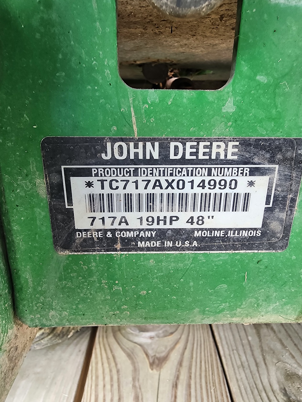 2004 John Deere 717A Image 8