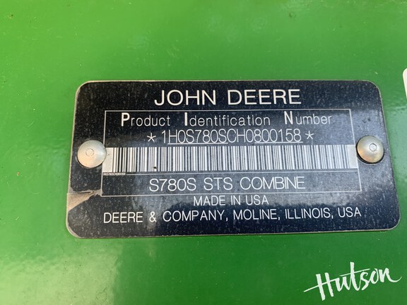 Photo of 2018 John Deere S780