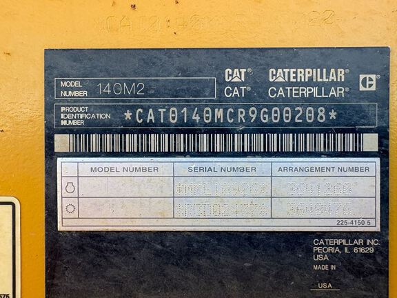 2013 Caterpillar 140M2 AWD