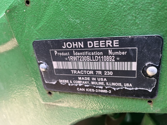 2020 John Deere 7R 230