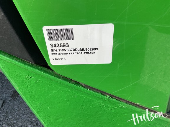 Photo of 2021 John Deere 8RX 370