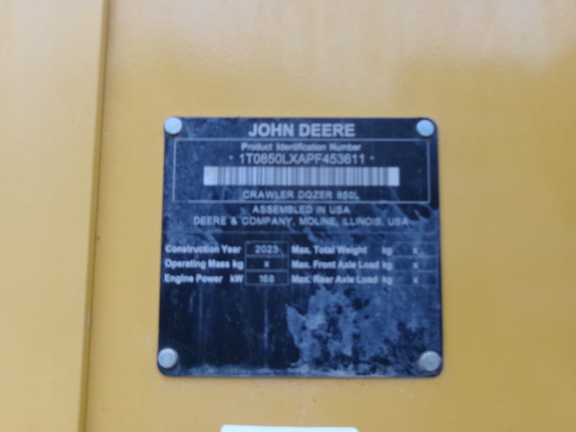 2023 John Deere 850L