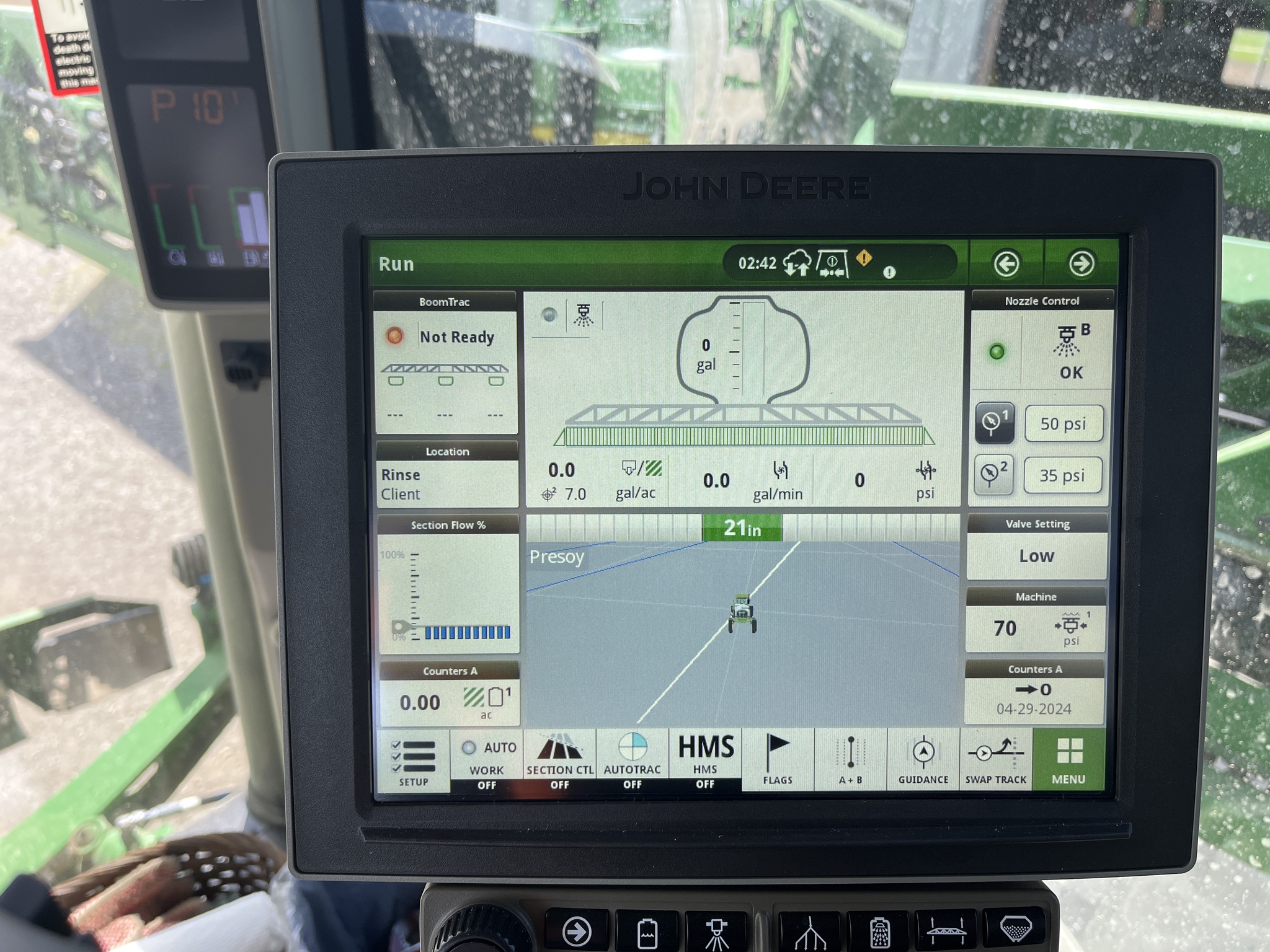 Used 2024 John Deere 410R Self Propelled Sprayers at Koenig Equipment in Greensburg, IN - PhotoXL7