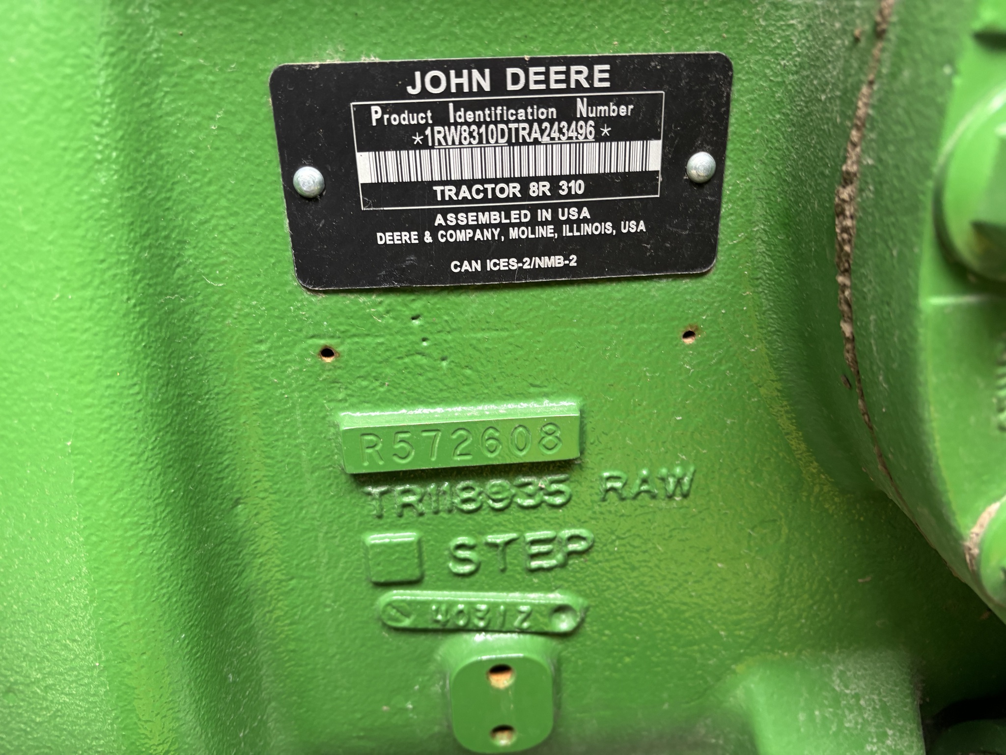  2024 John Deere 8R 310 at Heritage Tractor in Galesburg, IL