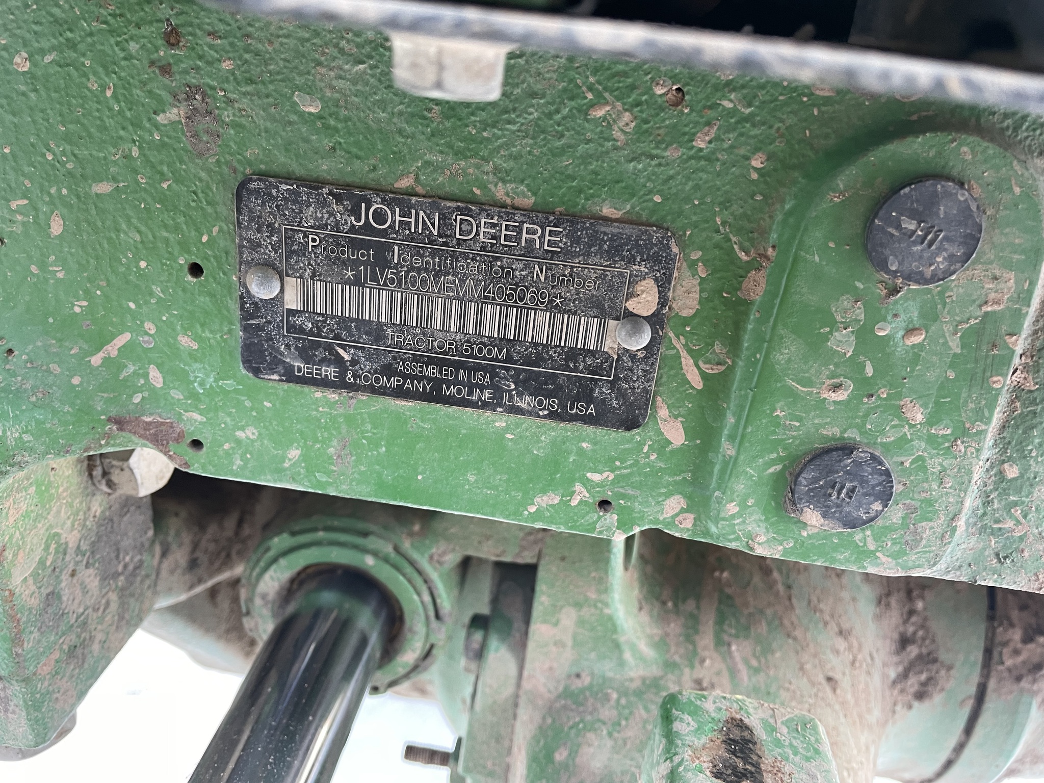 2021 John Deere 5100M Image 2