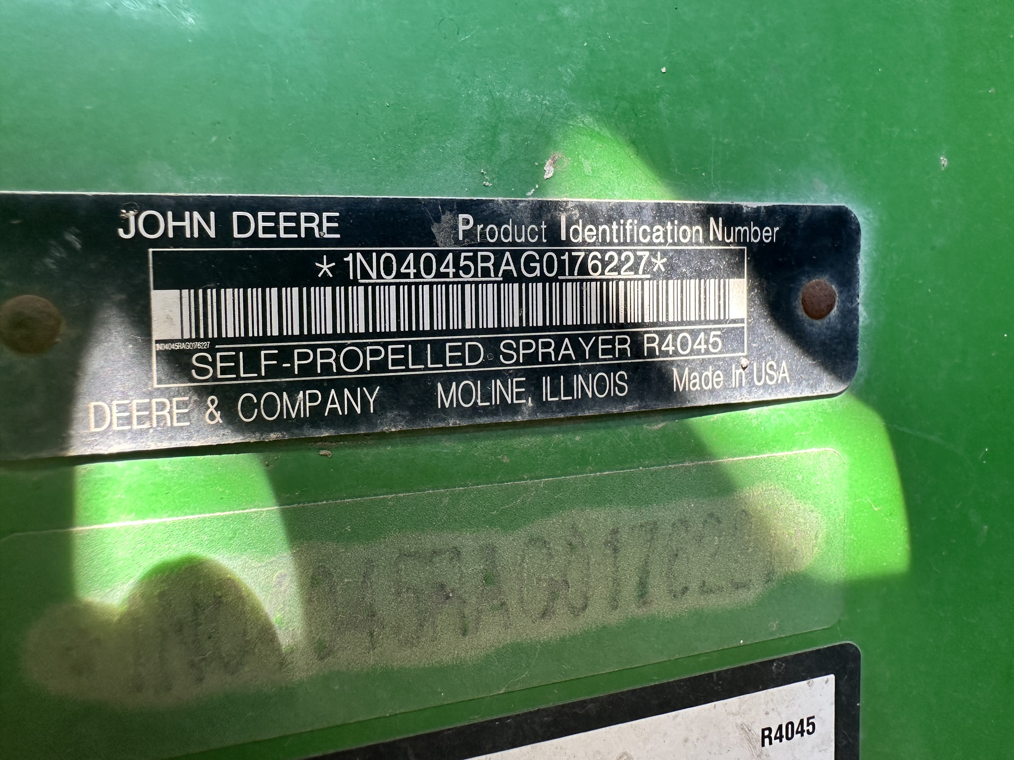  2017 John Deere R4045 at Heritage Tractor in Pontiac, IL