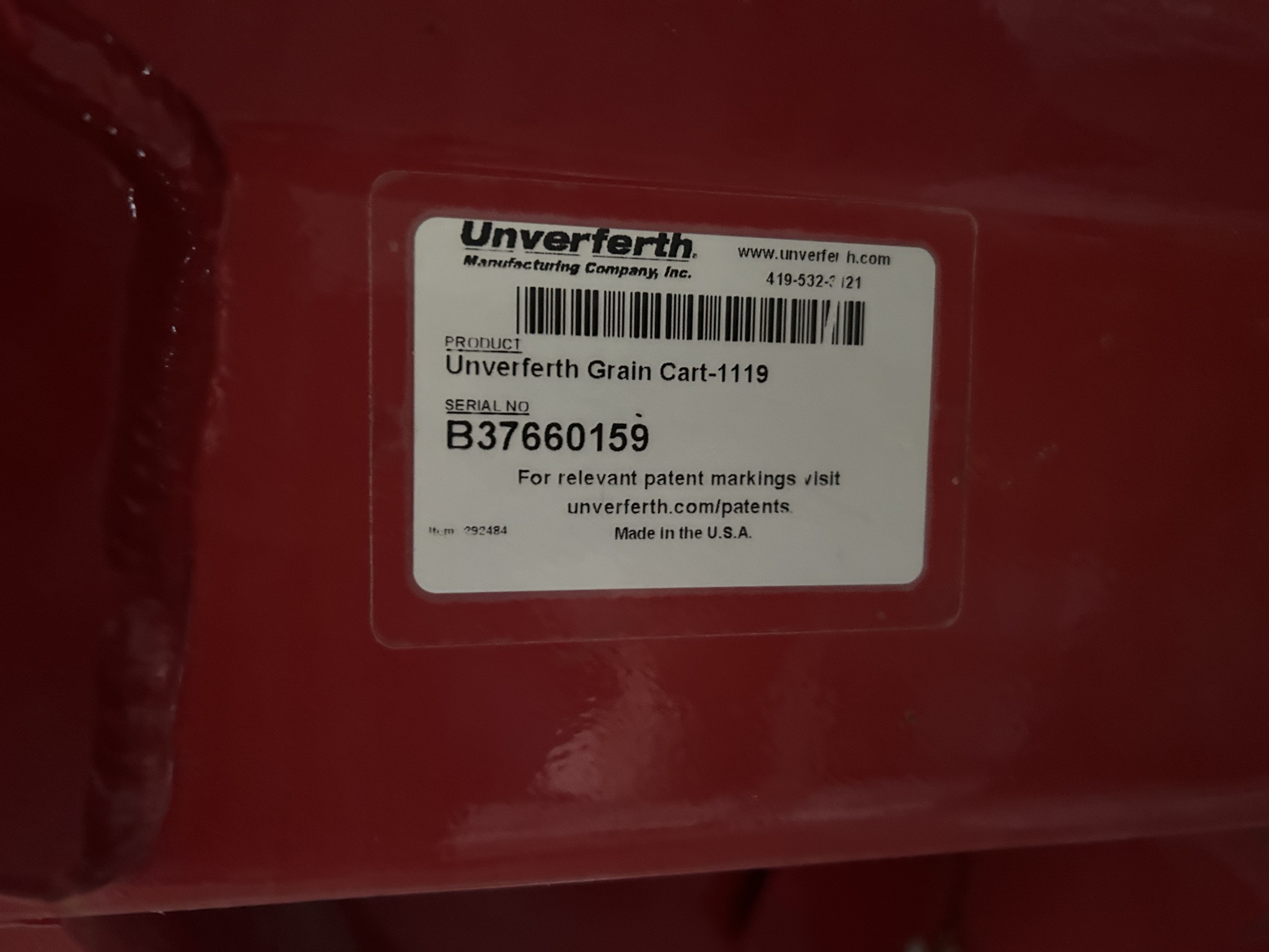 2018 Unverferth 1119 Image 16
