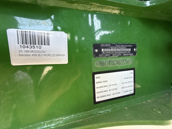 2022 John Deere 410R