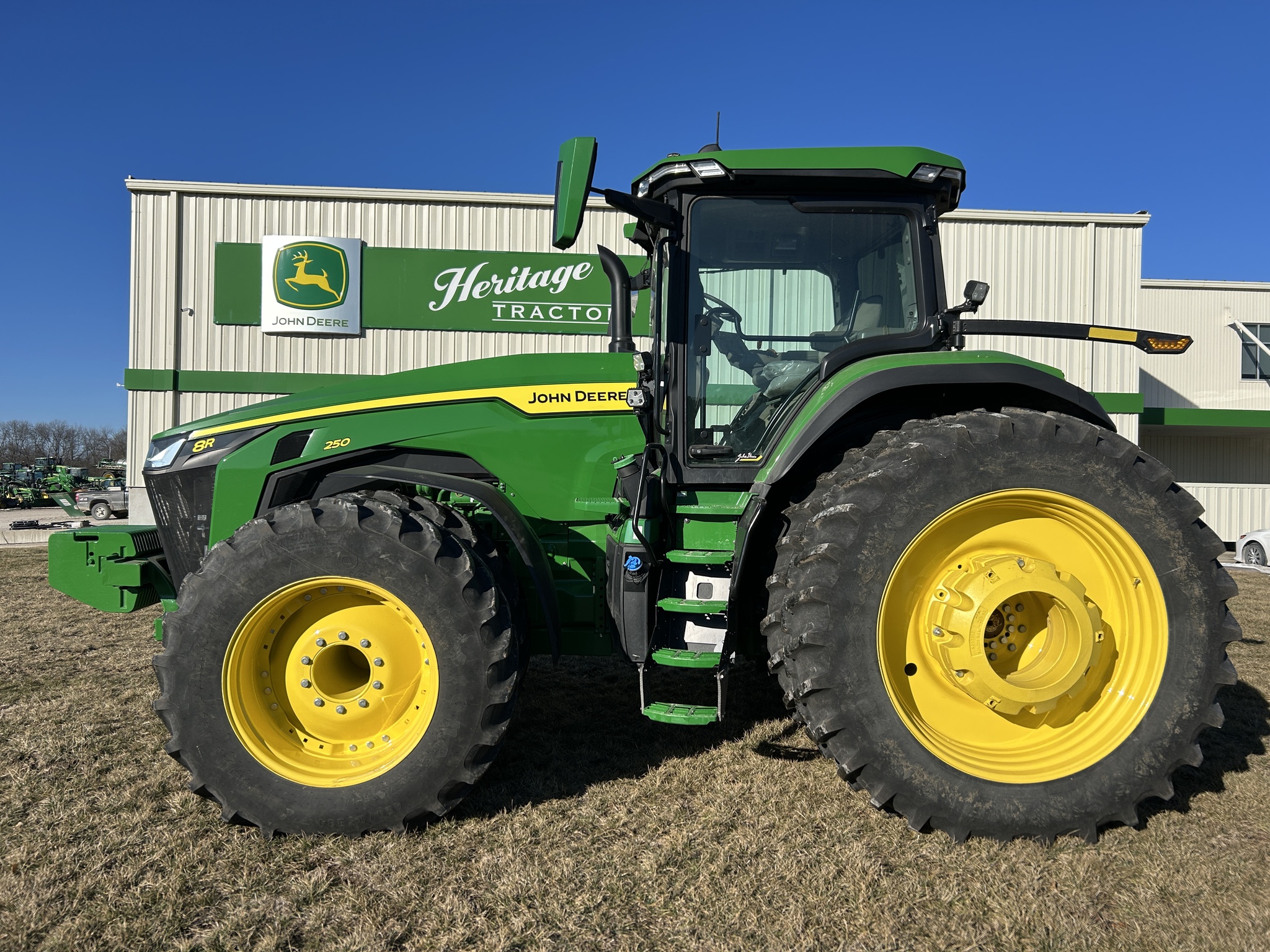  2024 John Deere 8R 250 at Heritage Tractor in Adrian, MO