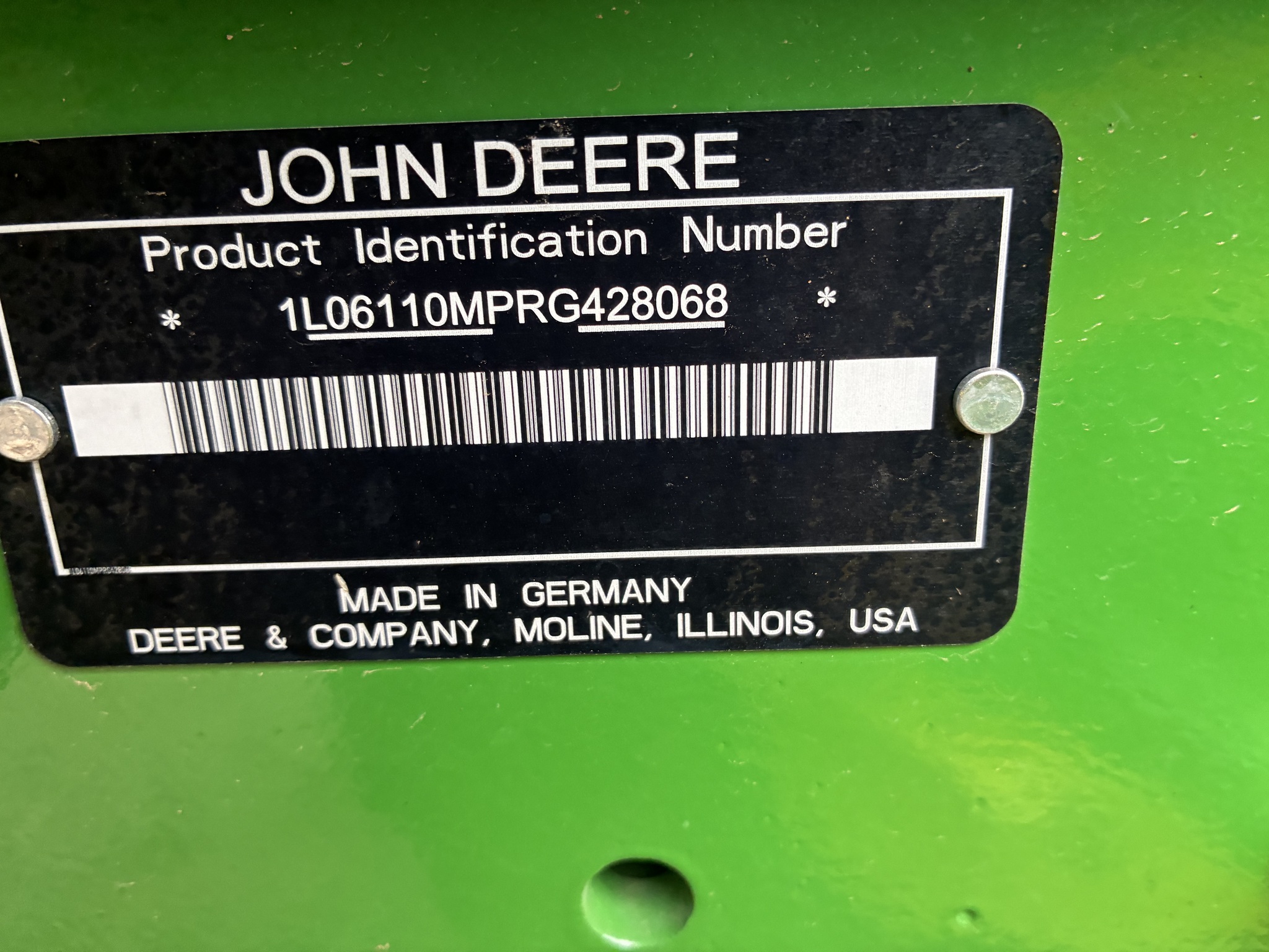 2024 John Deere 6110M Image 5