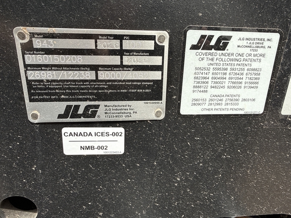 2026 JLG 943