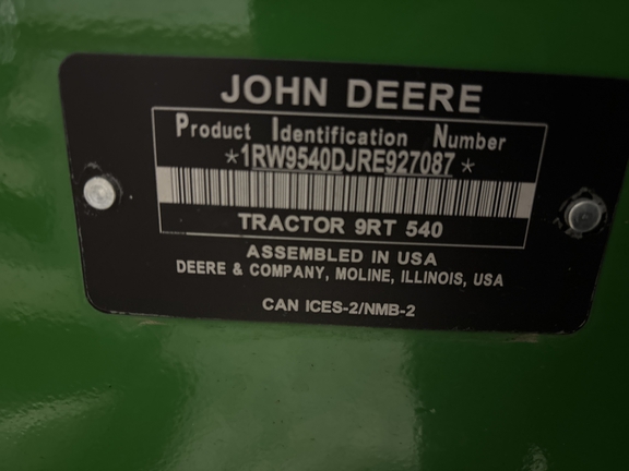 Used 2024 John Deere 9RT 540 Track Tractors at Koenig Equipment in Anna, OH - Photo8
