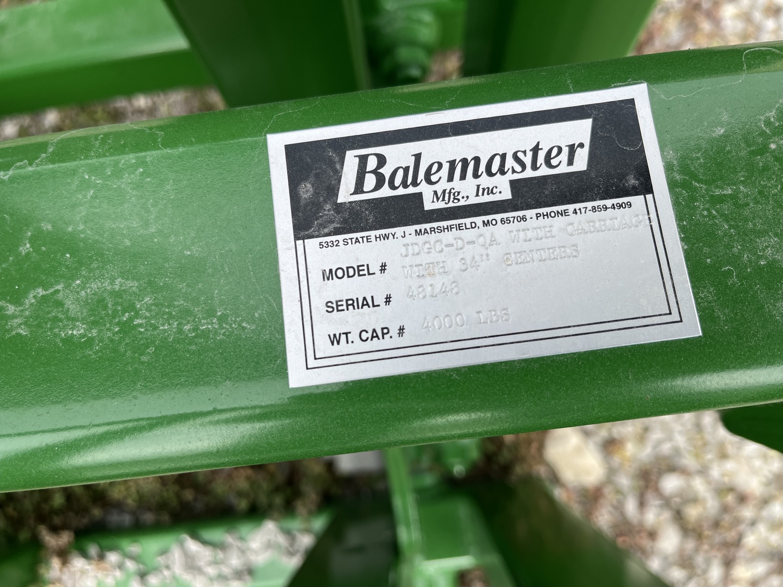  2025 BaleMaster JDGC-D at Heritage Tractor in Nevada, MO