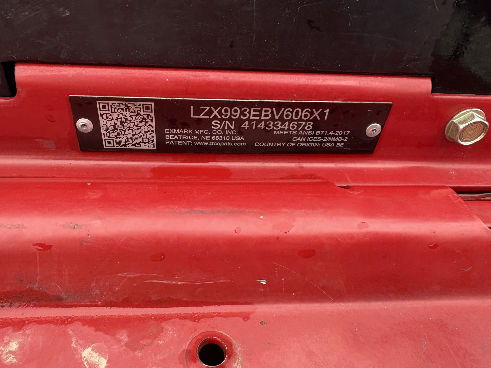  2023 Exmark LZX993EBV606X1 at Heritage Tractor in Roanoke, IL