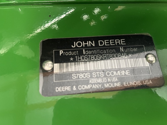 2024 John Deere S780