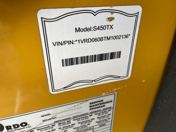 2021 Vermeer S450TX
