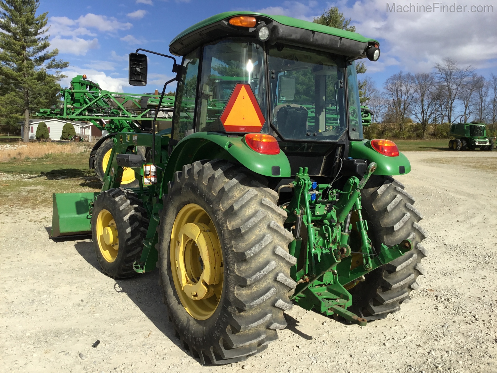 2008 John Deere 6105D Image 4
