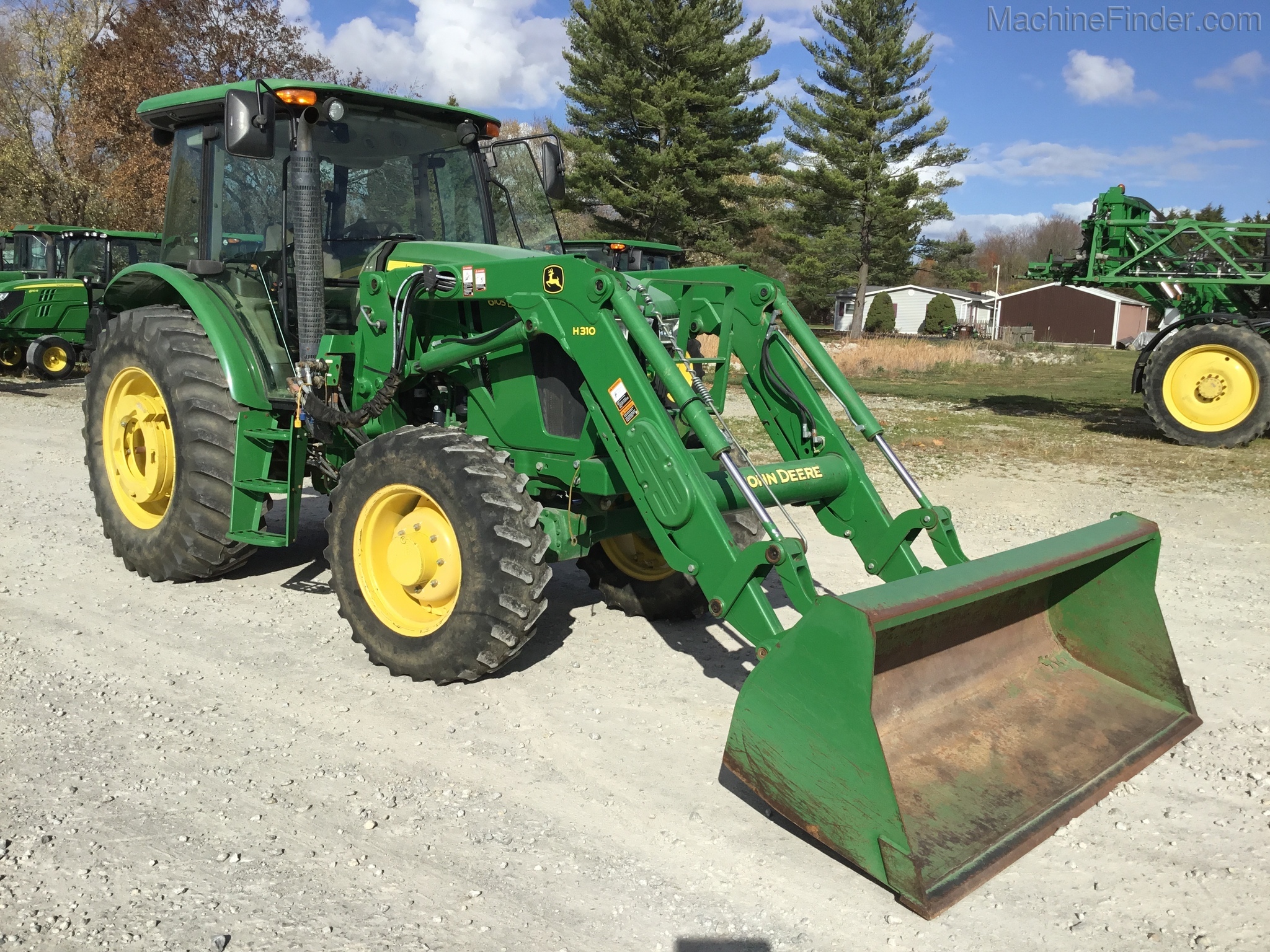 2008 John Deere 6105D Image 1