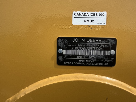 2020 John Deere 333G (12th thumbnail)
