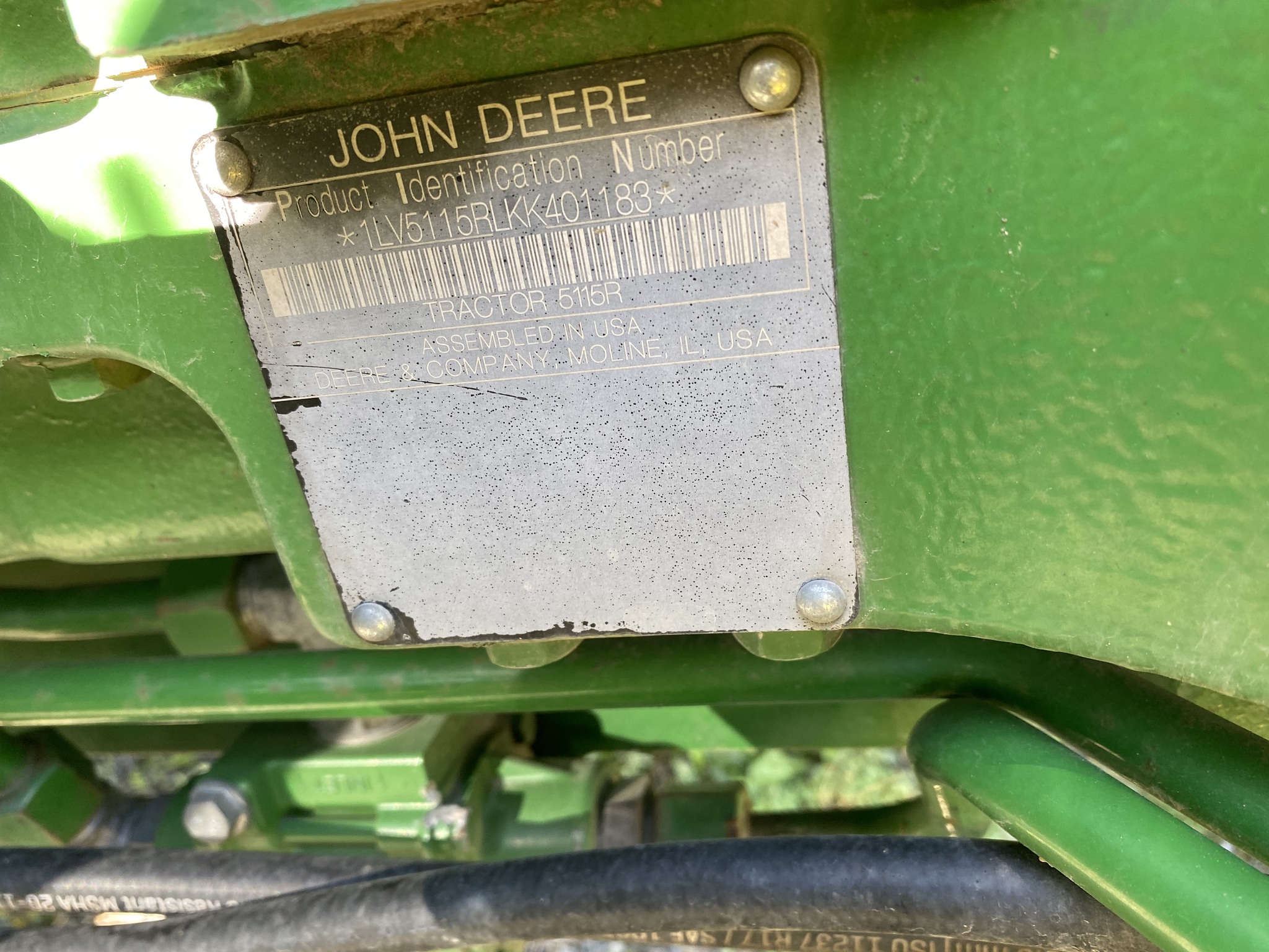 2019 John Deere 5115R Image 3